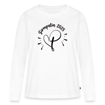 Firmpatin Firmung 2025 Patin Patentante Tante - Frauen Premium Bio Langarmshirt - Weiß - Vorne - Julia (174cm)
