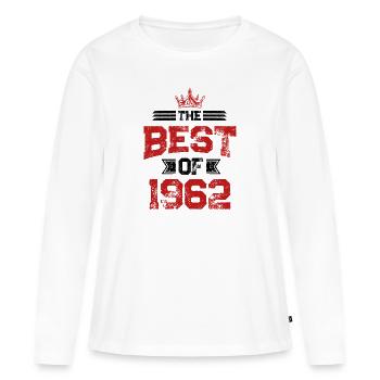 1962 best of - Women's Premium Organic Long Sleeve Shirt - white - Front - Julia (174cm)