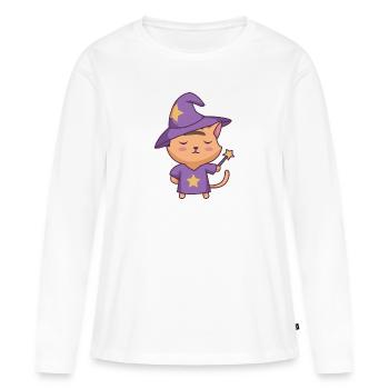 Fantasy Brettspiel - Frauen Premium Bio Langarmshirt - Weiß - Vorne - Julia (174cm)