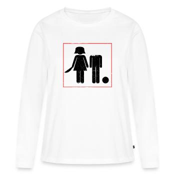 Happy Divorced Divorce Separation - Women's Premium Organic Long Sleeve Shirt - white - Front - Julia (174cm)