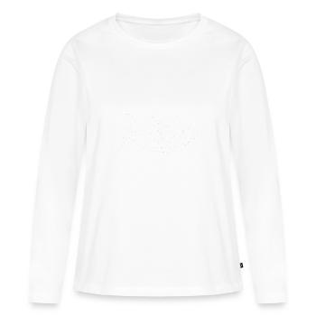 Cologne - T-shirt manches longues Premium bio Femme - blanc - Devant - Julia (174cm)
