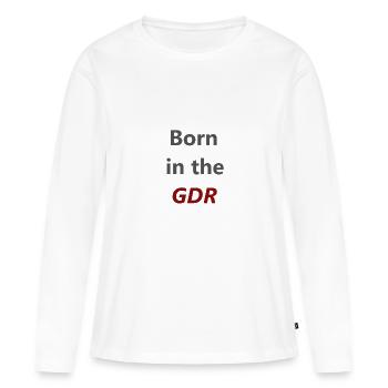 RDA- RDA - T-shirt manches longues Premium bio Femme - blanc - Devant - Julia (174cm)