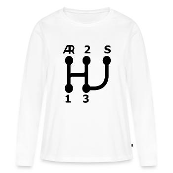 grille S - T-shirt manches longues Premium bio Femme - blanc - Devant - Julia (174cm)