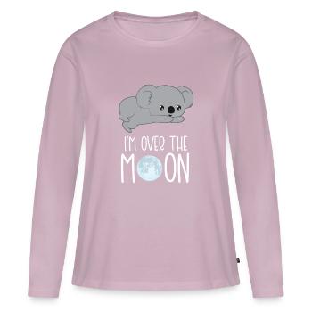 Koala – Koalabär – Koalafan – Geschenk - Mond - Frauen Premium Bio Langarmshirt - Altrosa - Vorne - Julia (174cm)