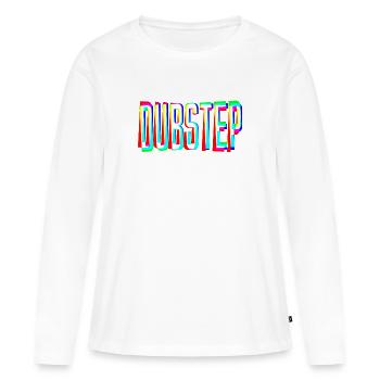 Dubstep Techno Raver Headbanger DJ Geschenk - Frauen Premium Bio Langarmshirt - Weiß - Vorne - Julia (174cm)