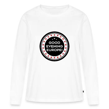 eurovision Song contest - Women's Premium Organic Long Sleeve Shirt - white - Front - Julia (174cm)