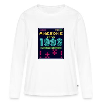 Awesome since 1993 limited edition - Women's Premium Organic Long Sleeve Shirt - white - Front - Julia (174cm)