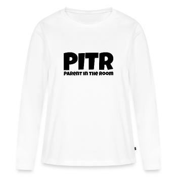 Parent in the room - Frauen Premium Bio Langarmshirt - Weiß - Vorne - Julia (174cm)