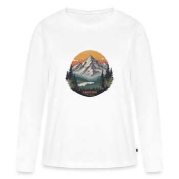 Zakopane, Pologne, Villes du monde dans les montagnes - T-shirt manches longues Premium bio Femme - blanc - Devant - Julia (174cm)