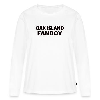 OAK ISLAND / TREASURE HUNTING: Oak Island - Women's Premium Organic Long Sleeve Shirt - white - Front - Julia (174cm)