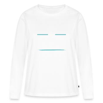 Équipe de volley-ball - T-shirt manches longues Premium bio Femme - blanc - Devant - Julia (174cm)