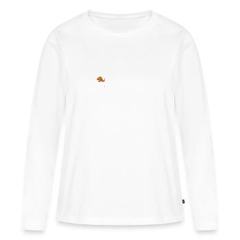 Dinosaures dans votre poche Raptor Velociraptor Dino - T-shirt manches longues Premium bio Femme - blanc - Devant - Julia (174cm)