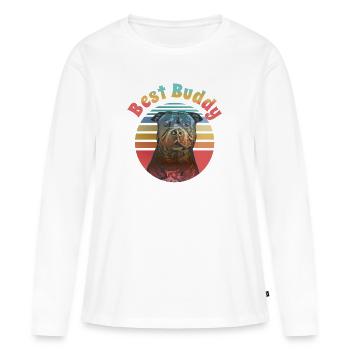 American Bully Best Friend - Women's Premium Organic Long Sleeve Shirt - white - Front - Julia (174cm)