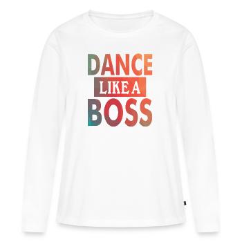 Dancer Dancing Music Saying Dancer - T-shirt manches longues Premium bio Femme - blanc - Devant - Julia (174cm)