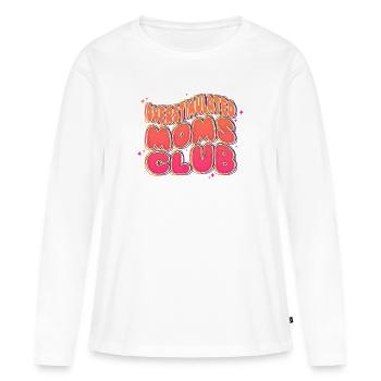 Overstimulated Moms Club - Women's Premium Organic Long Sleeve Shirt - white - Front - Julia (174cm)