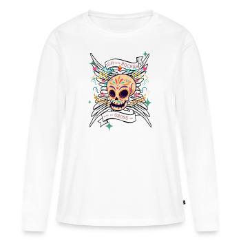 Nursery Rocker - Rocker Baby - Toddler - Kin - Women's Premium Organic Long Sleeve Shirt - white - Front - Julia (174cm)