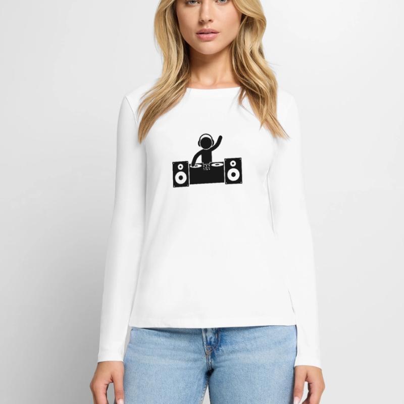 dj turntables Women's Premium Organic Long Sleeve Shirt
