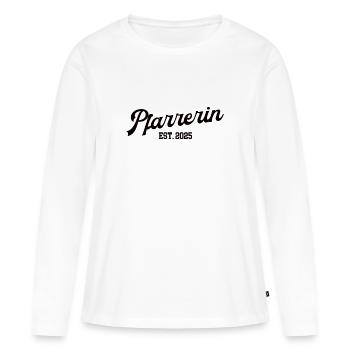 Pfarrerin Ausbildung 2025 Theologie Studium Kirche - Frauen Premium Bio Langarmshirt - Weiß - Vorne - Julia (174cm)