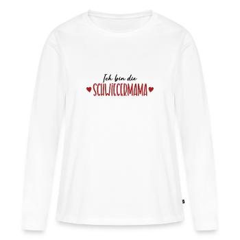 Ich bin die Schwiegermama Hochzeit Schwiegermutter - Frauen Premium Bio Langarmshirt - Weiß - Vorne - Julia (174cm)