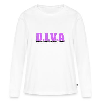 Funny outfit divorce party separation - Women's Premium Organic Long Sleeve Shirt - white - Front - Julia (174cm)