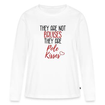 Pole Dance - Frauen Premium Bio Langarmshirt - Weiß - Vorne - Julia (174cm)