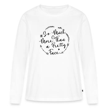 Feminismus Frauenpower - Frauen Premium Bio Langarmshirt - Weiß - Vorne - Julia (174cm)
