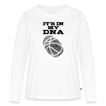 basket-ball - T-shirt manches longues Premium bio Femme - blanc - Devant - Julia (174cm)