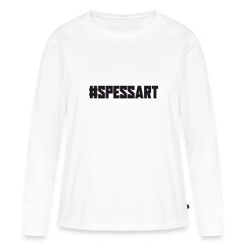 Spessart - T-shirt manches longues Premium bio Femme - blanc - Devant - Julia (174cm)