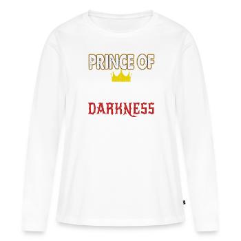 Prinz der Dunkelheit - Frauen Premium Bio Langarmshirt - Weiß - Vorne - Julia (174cm)