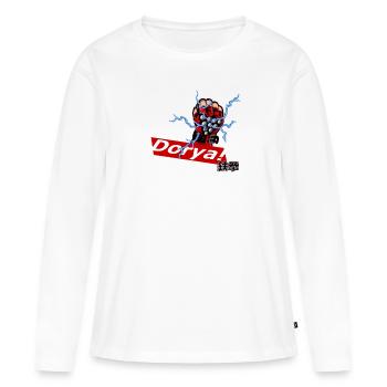 gant de combattant dorya doriya tekken art ewgf - T-shirt manches longues Premium bio Femme - blanc - Devant - Julia (174cm)