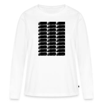 Fernfahrer LKW Fahrer Berufskraftfahrer - Frauen Premium Bio Langarmshirt - Weiß - Vorne - Julia (174cm)