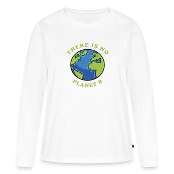Sustainability - Women's Premium Organic Long Sleeve Shirt - white - Front - Julia (174cm)