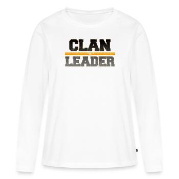 Clan Leader Clash Gamer Royale Arena - Women's Premium Organic Long Sleeve Shirt - white - Front - Julia (174cm)