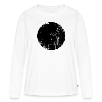 Ramoneurs ramoneurs - T-shirt manches longues Premium bio Femme - blanc - Devant - Julia (174cm)