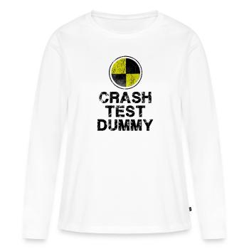 Crash Test - Mannequin - T-shirt manches longues Premium bio Femme - blanc - Devant - Julia (174cm)
