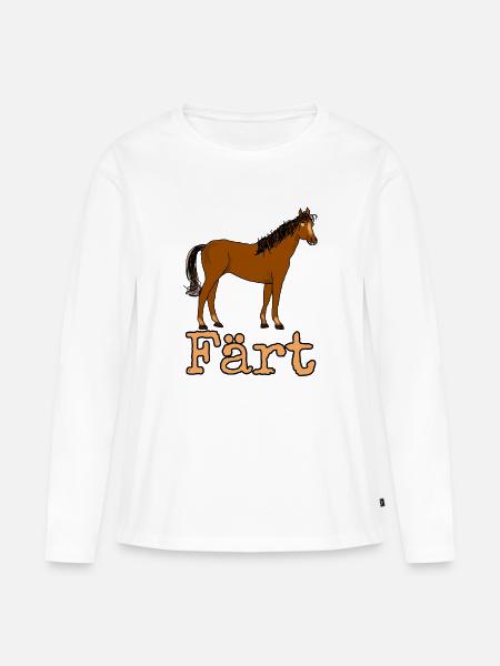 Färt - Frauen Premium Bio Langarmshirt - Weiß