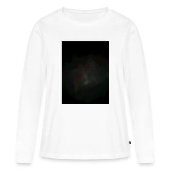 Nébuleuse, Corps du Ciel Nocturne - T-shirt manches longues Premium bio Femme - blanc - Devant - Julia (174cm)