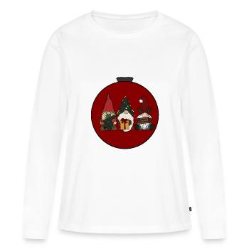 brownie - Women's Premium Organic Long Sleeve Shirt - white - Front - Julia (174cm)