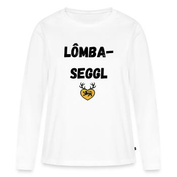 Lombaseggl souabe - T-shirt manches longues Premium bio Femme - blanc - Devant - Julia (174cm)