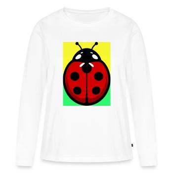 ladybird - Women's Premium Organic Long Sleeve Shirt - white - Front - Julia (174cm)