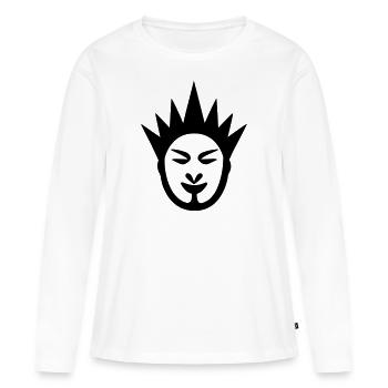 Clown - Frauen Premium Bio Langarmshirt - Weiß - Vorne - Julia (174cm)