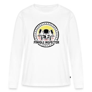 Autolackierer Angebot für Autolackierer - Frauen Premium Bio Langarmshirt - Weiß - Vorne - Julia (174cm)