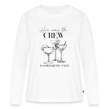 Bridesmaids Bachelorette Party Bachelorette - Women's Premium Organic Long Sleeve Shirt - white - Front - Julia (174cm)