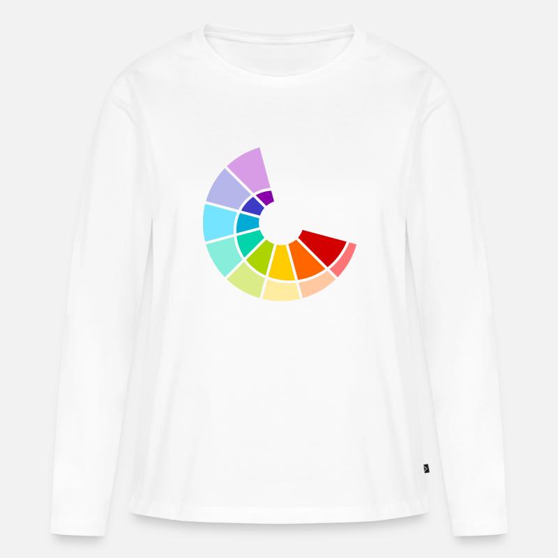 Logo Maler und Lackierer - Frauen Premium Bio Langarmshirt - Weiß