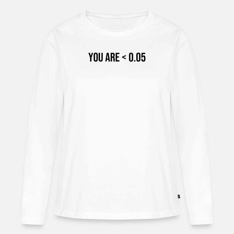 Data Scientist Geschenke | Big Data Data Science - Frauen Premium Bio Langarmshirt - Weiß