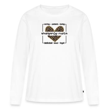 Nurse Emergency Room Emergency Nurse - Women's Premium Organic Long Sleeve Shirt - white - Front - Julia (174cm)