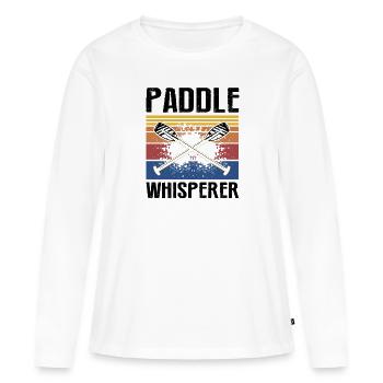 Drachenboot und Drachenboot Crew - Frauen Premium Bio Langarmshirt - Weiß - Vorne - Julia (174cm)
