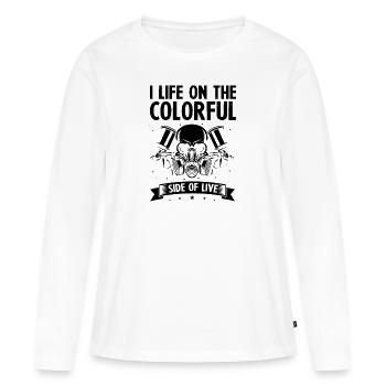 Autolackierer Angebot für Karosseriebauer - Frauen Premium Bio Langarmshirt - Weiß - Vorne - Julia (174cm)