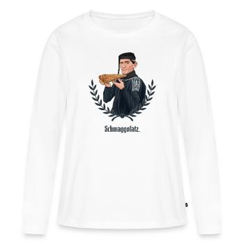 Rieser Grantler // Illustration - Frauen Premium Bio Langarmshirt - Weiß - Vorne - Julia (174cm)