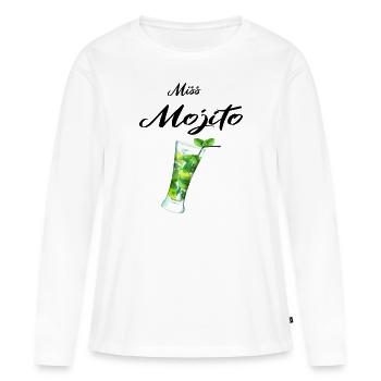 Miss mojito - Women's Premium Organic Long Sleeve Shirt - white - Front - Julia (174cm)